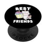 BEST FRIENDS Unicorn Cupcake Best Friends Couples Matching PopSockets Swappable PopGrip