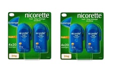 Nicorette Cools Fruit 2mg Nicotine Pack of 2 x 80 Lozenges = 160 Lozenges