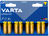 Varta Longlife AA paristo (8 kpl)