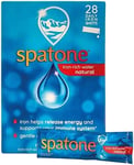 Spatone Iron Rich Water, Natural Iron Supplement, Original Flavour, 28 sachets