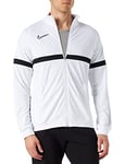 Nike Men's Dri-FIT Academy 21 Track Jacket, White/Black/Black/Black, XL