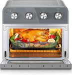FOHERE Air Fryer Oven with Rotisserie 23L Mini Oven, 1700W Multifunctional Oven,