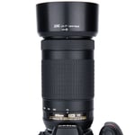 JJC Lens Hood Shade for Nikon AF-P DX NIKKOR 70-300mm f/4.5-6.3G ED(VR) as HB-77