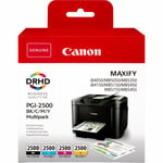 Canon PGI-2500 Original Multipack for MAXIFY IB4050 IB4155 MB5155 MB5455