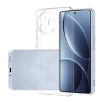 tectTech Xiaomi Poco F7 Pro Tunt TPU-skal, Genomskinlig