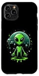 iPhone 11 Pro Green Alien For Kids Boys Men Women Case