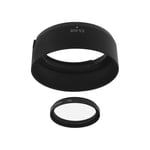 Round Lens Hood & 43mm UV Filter ES-65B Compatible with Canon RF 50mm F1.8 STM