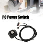 PC Power Switch 3.9ft Long USB Interface Extension Plug And Play Easy Operat FST