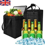 24l/31l Large Insulated Cooler Cool Bag Box Picnic Camping Food Drink Ice Uk