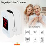 Spo2 Fingertip Pulse Oximeter Oxygen Oximetry Blood Pressure Sat Black