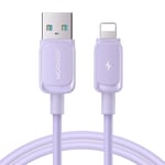 Joyroom USB-A till Lightning Kabel, 3A, 1.2m - Lila