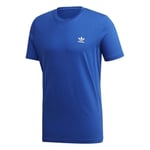 New adidas Originals Boys Age 13-15 Trefoil Logo Cotton T-Shirt top Royal