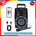 Wireless Karaoke Portable Stereo Bluetooth speaker Ultra Loud Super Bass Machine