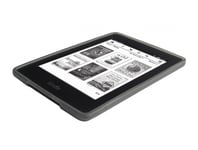 iShoppingdeals - for Amazon Kindle Paperwhite TPU Rubber Shell Cover Skin Case, Smoke cover only