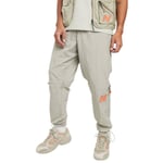 NEW BALANCE MEN'S UTILITY PACK WOVEN TRACK PANTS BEIGE BUNGEE RETRO NEW BNWT OG