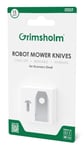 Grimsholm 12-Pack Robotgräsklipparknivar för Ecovacs GOAT GX-600