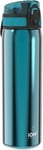 Ion8 Steel Water Bottle, 600 Ml/20 Oz, Leak Proof, Easy to Open, Secure Lock, Di