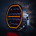 Big Energy 9" Extraljus – Combo-belysning, E-godkänd, 6500K, LED-lampa
