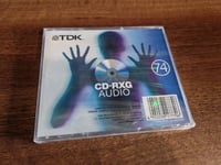 TDK CD-R74 CD-RXG74EN - Audio Music CD-R Blank Recordable Disc 74 MINS  NEW