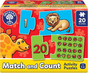Orchard Toys Match and Count Jigsaws, Learn to from 1-20, Number... 