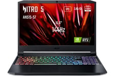 PC portable Acer gaming Nitro 5 AN515-57 15.6" FHD 144Hz Intel Core i7 11800H RAM 16 Go DDR4 512 Go SSD GeForce RTX 3070