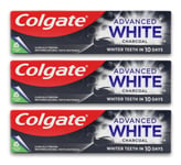 Colgate Toothpaste Charcoal Advanced White 75ml | Teeth Whitening X 3