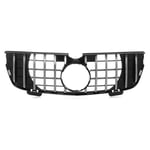 ZQQFR Car Front Hood Kidney Grille Grill Replacement Fit for Mercedes Benz GL-Class X164 GL320 GL450 GL350 2007-2012,Chrome Silver