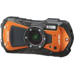 Ricoh WG-80 Waterproof Digital Compact Camera - Orange