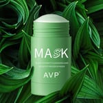 LOVOICE Green Tea Purifying Clay Stick Mask Oil Control Face Mask, Stick Deep Cleansing Anti-Acne Mask Fine Solid Mask Green Tea, Eggplant Acne Cleansing Solid Mask