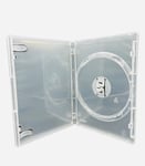 Dragon Trading 100 x Amaray Single Clear DVD/CD/BLU RAY Case