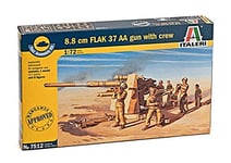Italeri - I7512 - Maquette - Chars d'assaut - Flak 37 88MM - Echelle 1:72
