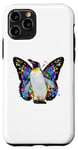 iPhone 11 Pro Penguins can fly colorful butterfly wings penguin Case