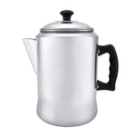Coffee Kettle, Aluminum Alloy Coffee Maker Pot Percolator Tea Kettle Stove Top with Lid