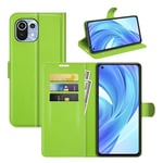 Xiaomi Poco F4 PU Wallet Case Green