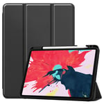 iPad Pro 11" Gen 1/2/3/4 kolminkertainen kotelo - musta