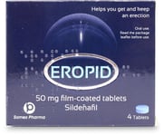 Eropid Sildenafil 50mg 4 Tablets
