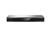 Panasonic DMR-UBS70EGS Ultra HD Blu-ray Recorder (500GB HDD, 4K Blu-ray Disc, 4K VoD, UHD TV Reception, 2x DVB-S2, Silver)