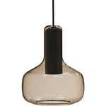Corpa Iris L Pendel rökfärgad GU10 max 9W, Handblåst glas