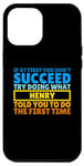 iPhone 15 Plus Funny Customized Saying For Henry, Funny Henry Case
