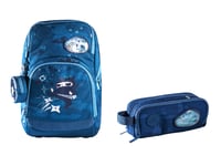 Frii of Norway - 22L Expand School Bag Set Ninja