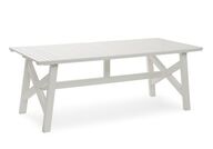 Hillerstorp Bullerö-ulkoruokapöytä, 90*200 cm, valkoinen