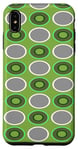 Coque pour iPhone XS Max Couleur de l'année 2017 Vert à pois Vert foncé Gris