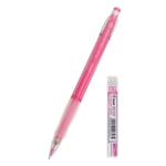 Pilot Color ENO 0.7 mm Mechanical Pencil, PLCR-7 Leads Pink Set, HCR-12R