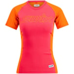 Swix RaceX Light T-skjorte Dame Cherry Berry / Sunrise, XL