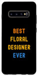 Coque pour Galaxy S10+ Meilleur designer floral apprécié