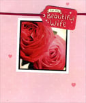 "For My Beautiful Wife" Card Valentines Day Love