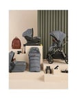 Silver Cross Wave Single to Double Travel System, Ultimate Pack incl. Car Seat - Lunar, One Colour