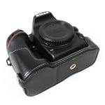 Nikon D7500 Digital SLR kameraskydd för underdelen koskinn - Svart