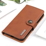 Phone Case for Oppo A53 2020, Sturdy Practical Oppo A53 2020 Phone Case, Magnetic Flip Wallet Case for Oppo A53 2020, Brown