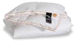 Lyxigt varmt täcke dubbeltäcke - Gåsduntäcke 200x220 cm - Varmt täcke med 100% gåsdun - Borg Living Guldtäcket